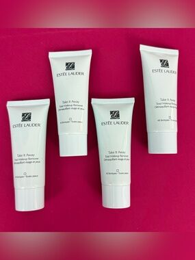 Estée Lauder  Take It Away Total Makeup Remover Bundle of 4 Travel Size Tubes !